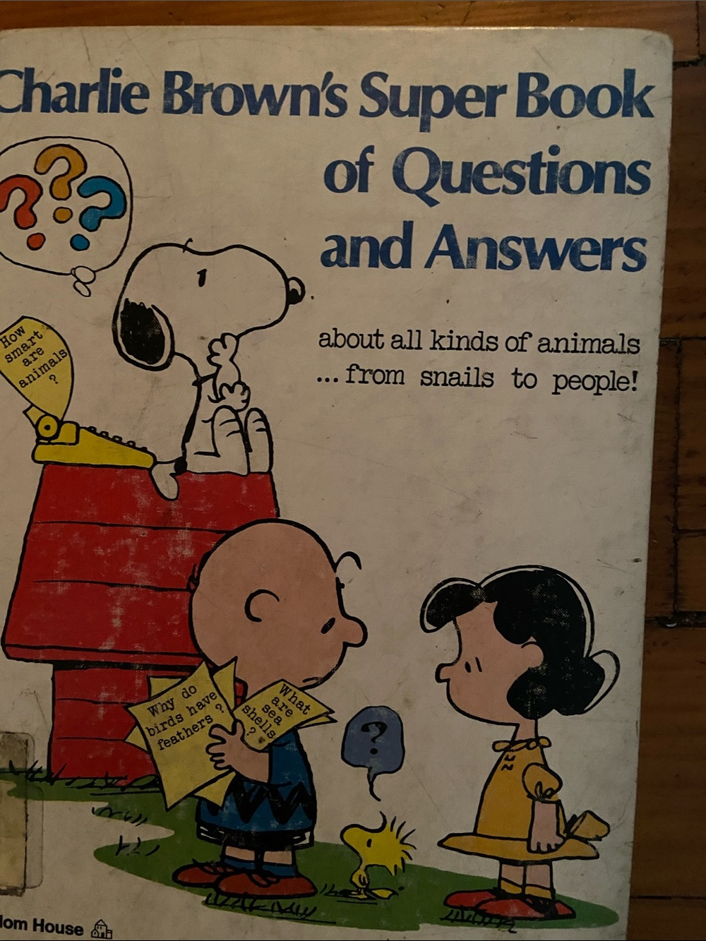 Vintage 70s 1970s Snoopy Peanuts Charlie Brown's Super Book Questions Answers hc